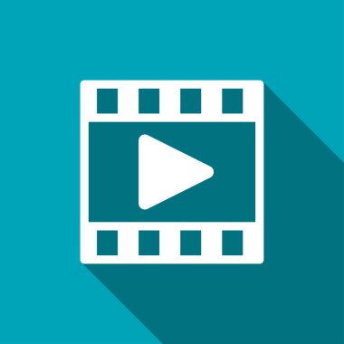 video film vektör simgesi