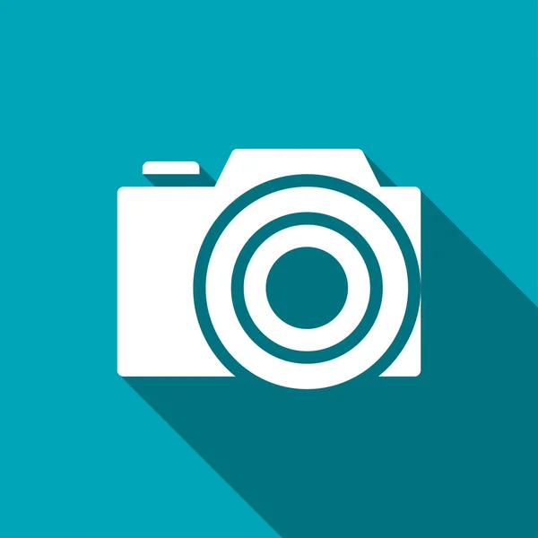 Immagine dell'icona vettoriale della fotocamera — Vettoriale Stock