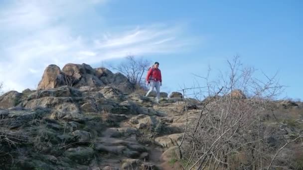 Father and son spend time together. — Stock Video