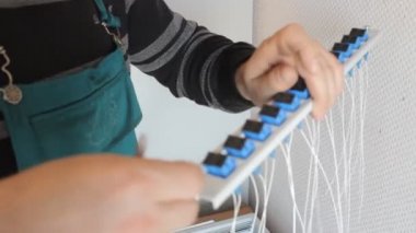 Sunucu odasında ODF optik montaj tekniği