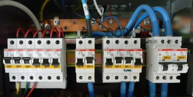 Endüstriyel elektrik bileşen.