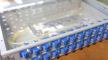 fiber optik arka plan stili teknoloji ile hizmet