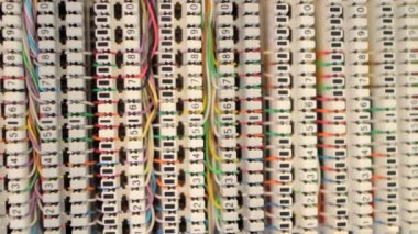 bağlantının telefon ve bilgisayar kablo kutusunu