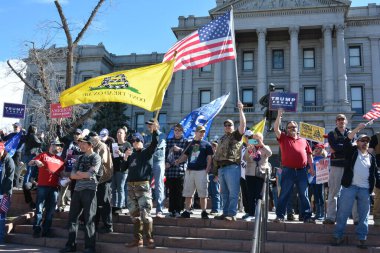 27 Şubat 2017 'de Denver' da Başkan Trump için toplanın.. 