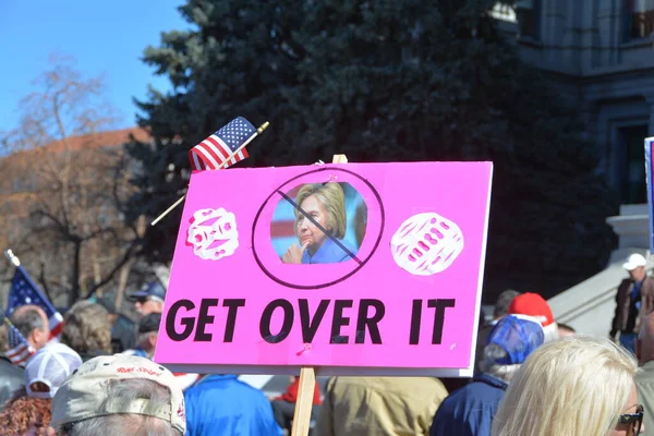 Rally President Trump Denver Feb 2017 — Stock Photo, Image