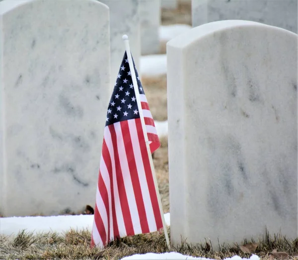 Bandiera Degli Stati Uniti America Spesso Indicata Come Bandiera Americana — Foto Stock