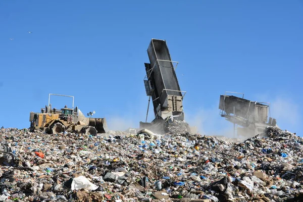 Una Discarica Nota Anche Come Discarica Discarica Discarica Discarica Sito — Foto Stock