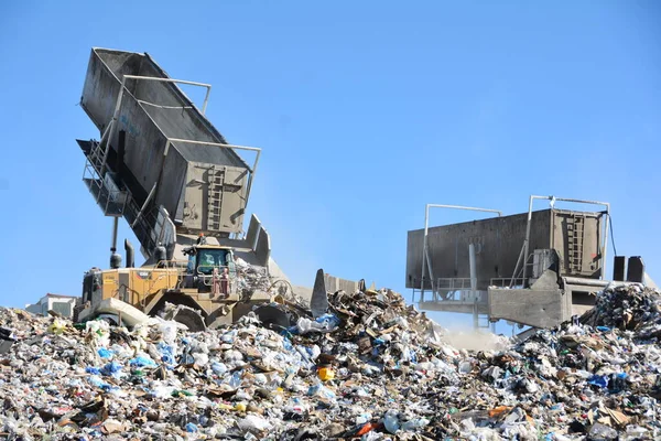 Una Discarica Nota Anche Come Discarica Discarica Discarica Discarica Sito — Foto Stock