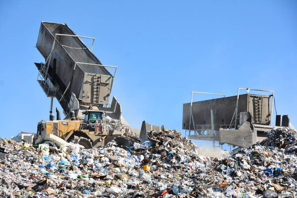A landfill site, also known as a dump, rubbish dump, garbage dump, or dumping ground, is a site for the disposal of waste materials. This one is located in Colorado. 