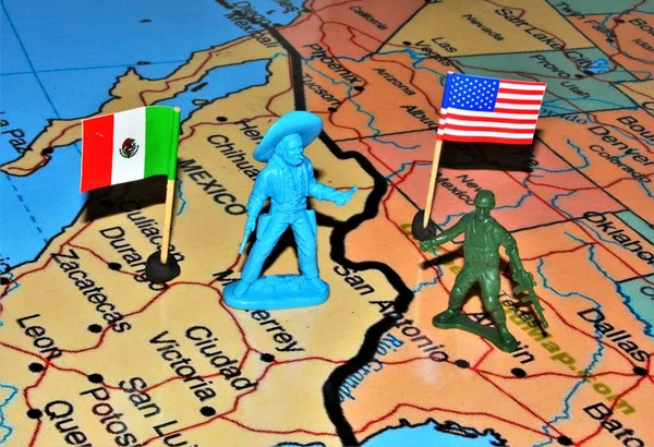 Barriera Degli Stati Uniti Del Messico Conosciuta Anche Come Muro — Foto Stock