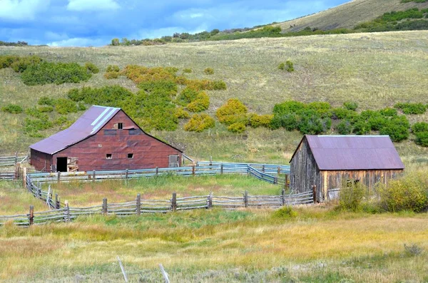Ranchs Och Lador Colorado — Stockfoto