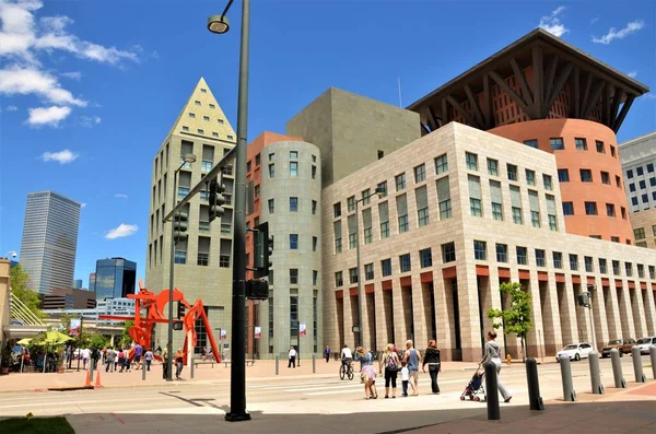 Biblioteca Pública Denver Encuentra Centro —  Fotos de Stock