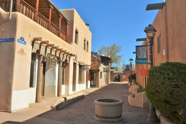 Estilo Adobe Estilo Arquitectónico Regional Del Suroeste Que Inspira Pueblo — Foto de Stock