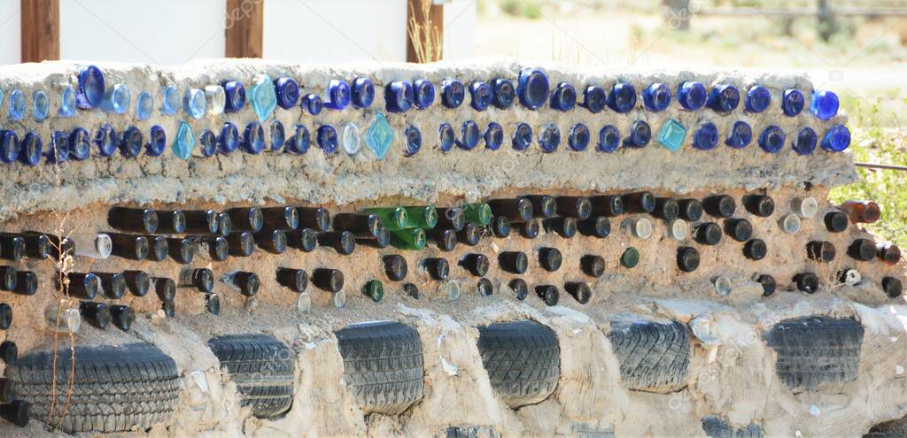 Collecting bottles to make wall infill will help in improving the surrounding environment that in turn creates inexpensive building materials.