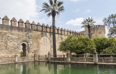 Alcazar de los reyes cristianos Cordoba, İspanya