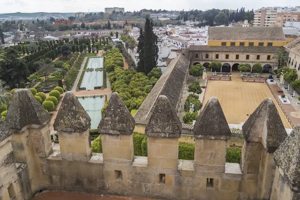 Alcazar de los reyes cristianos w Kordoba, Hiszpania — Zdjęcie stockowe