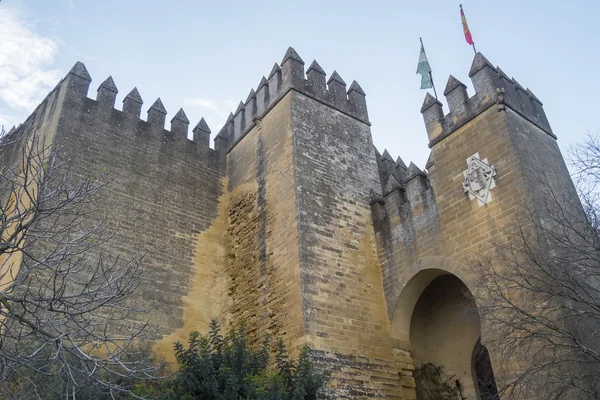 Замок Альмодовар-дель-Рио, Кордова, Испания — стоковое фото