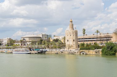 Torre del Oro, Sevilla, Guadalquivir Nehri, altın, Sevil kule