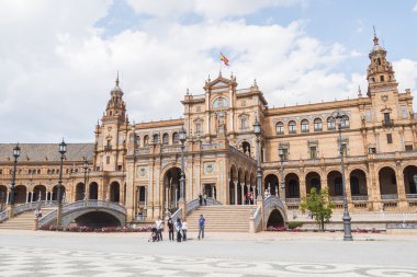 İspanya Meydanı, Sevilla, İspanya (Plaza de Espana, Sevilla)