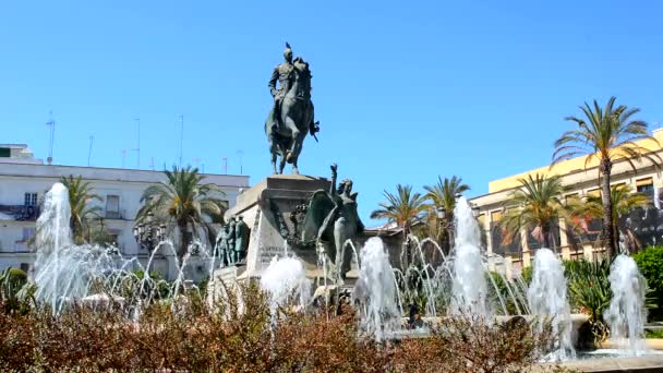 Plaza del Arenal, Jerez de la Frontera — Vídeos de Stock