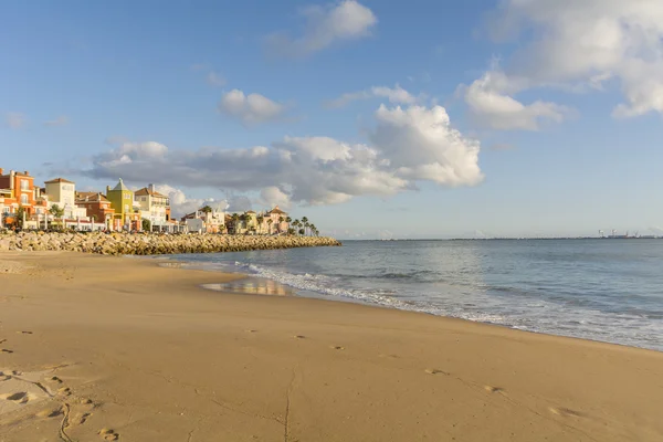 Apartmány v blízkosti pláže, Puerto Sherry, Puerto de Santa Maria — Stock fotografie