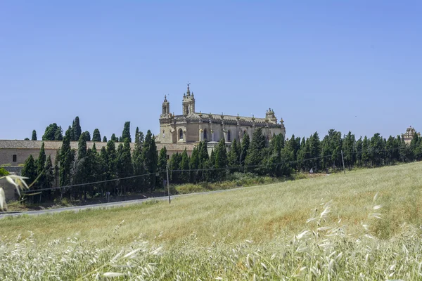 Buitenaanzicht van het Cartuja klooster, Jerez de la Frontera — Stockfoto