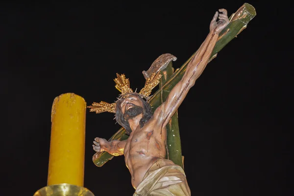 Heilige Week in Spanje, processie van "Christus het verstrijken, onze Lieve Vrouwe o — Stockfoto