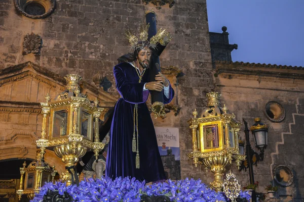 Holy week procession in Spain, Andalusia. — Stock Photo, Image