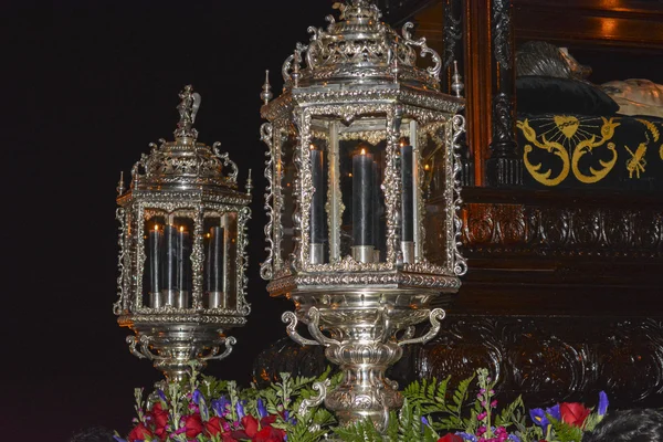 Procissão da Semana Santa na Espanha, Andaluzia . — Fotografia de Stock