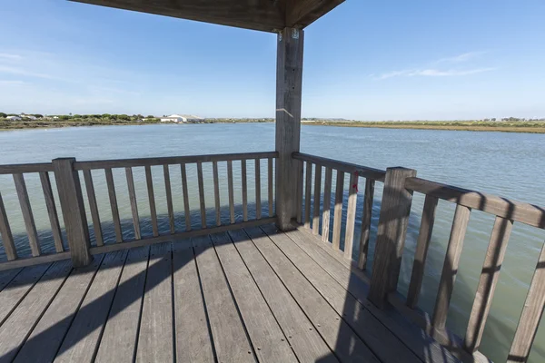 Muelle puente de madera — Foto de Stock