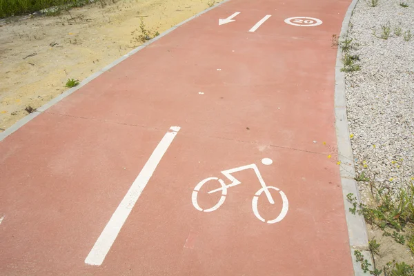 Segregated cycle facilities — Stock Photo, Image