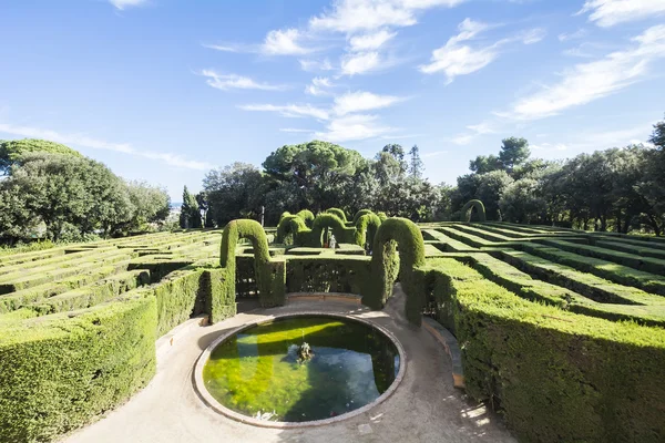 Labirynt Park Horta, Barcelona, Hiszpania — Zdjęcie stockowe