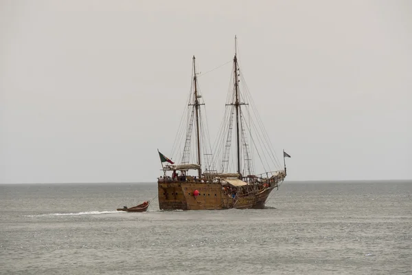 Galleon on the sea, touristic ship — Stock Photo, Image