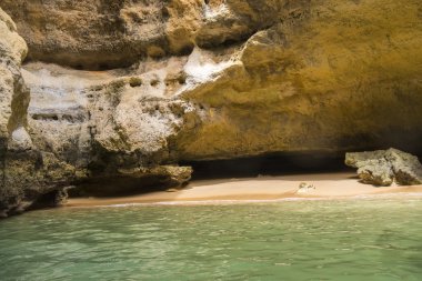 Benagil beach caves, Algarve, Portugal clipart