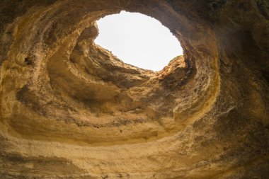 Benagil beach caves, Algarve, Portugal clipart