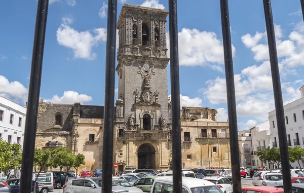 Kirche Santa Maria de la Asuncion, arcos de la frontera, spai — Stockfoto