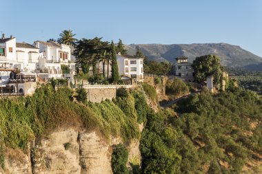 Ronda, anıtsal şehir, Malaga, kısmi kenti Spai