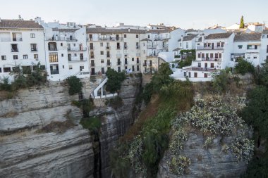 Ronda, anıtsal şehir, Malaga, kısmi kenti Spai