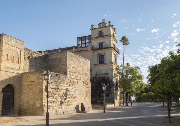 Exteriör vy i Jerez de la Frontera Alcazar — Stockfoto