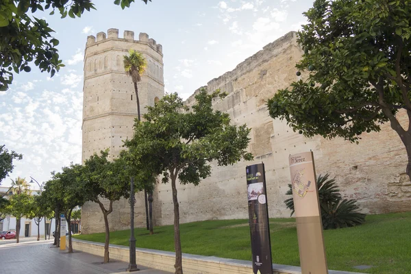 Exteriör vy i Jerez de la Frontera Alcazar — Stockfoto