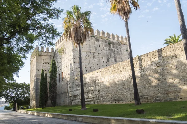 A Jerez de la Frontera Alcazar külső nézet — Stock Fotó