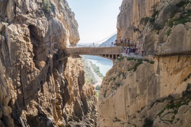  'El Caminito del Rey' (Kral'ın küçük yol), dünyanın en tehlikeli