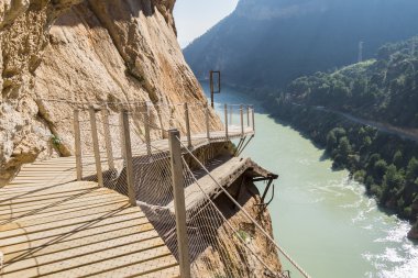  'El Caminito del Rey' (Kral'ın küçük yol), dünyanın en tehlikeli