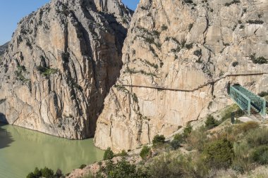 'El Caminito del Rey' (Kral'ın küçük yol), dünyanın en tehlikeli