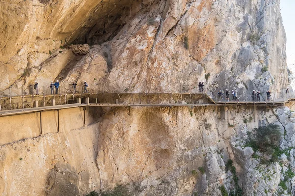 'El Caminito del Rey' (King's paadje),'s werelds meeste gevaar — Stockfoto