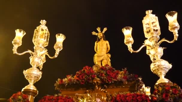 İspanyol kutsal hafta alayı, Paskalya hafta (Semana Santa) — Stok video