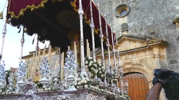 Procesiones de Semana Santa Española, Semana Santa ) — Vídeo de stock