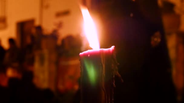 Procissões da Semana Santa Espanhola, Semana de Páscoa (Semana Santa ) — Vídeo de Stock