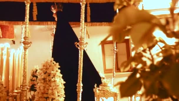 Španělské svatý týden procesí, velikonoční týden (Semana Santa) — Stock video