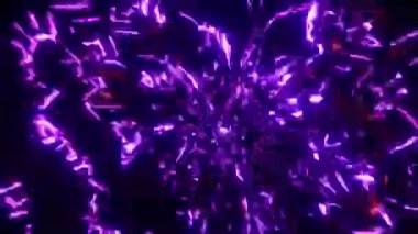 Garip soyut desen 3d vj döngü 4k yoğun ışık dalgası